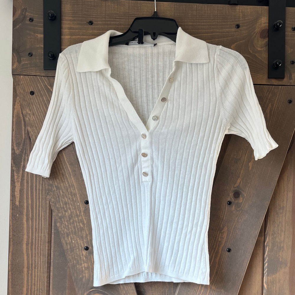 White House black market ribbed top